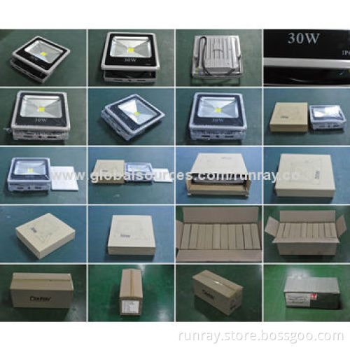 30W Floodlight, 85-265V AC or 12-24V DC, IP65, >0.95 Power Factor, Excellent Heat-dissipation